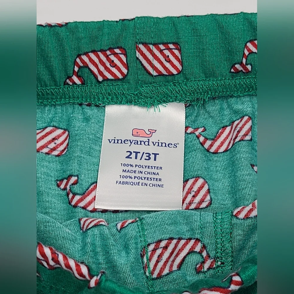 Vineyard Vines Holiday pajama pants size 2T/3T